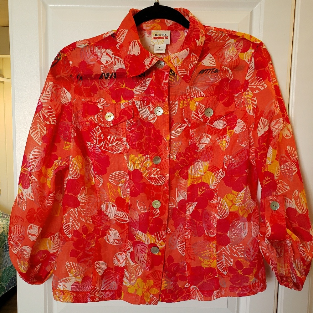 Ruby Rd Favorites Button up Top